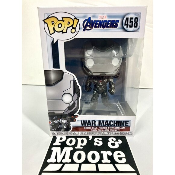 Funko Pop! Marvel Avengers: War Machine 458 Vinyl Figure With Protector - Picture 2 of 16